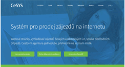 Desktop Screenshot of cestovnisystem.cz