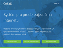 Tablet Screenshot of cestovnisystem.cz